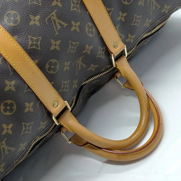 Louis Vuitton LV Boston Bag Keepall 55 Brown Monogram 799-070925 - Picture 6 of 9
